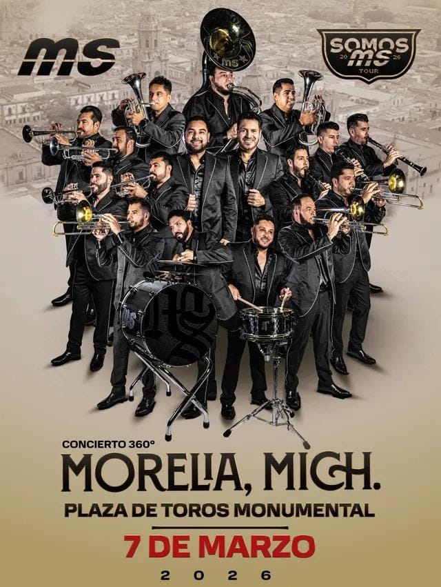 BANDA MS TOUR MORELIA (Monumental de Morelia) 7/03/2026 TENDIDO ALTO